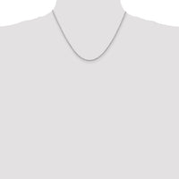 14k White Gold 2.0mm D/C Quadruple Rope Chain