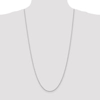 14k White Gold 2.0mm D/C Quadruple Rope Chain