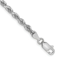 14k White Gold 3.35mm D/C Quadruple Rope Chain