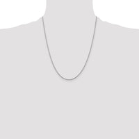14K White Gold 1.1mm Ropa Chain