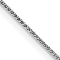 14k White Gold .6mm Round Snake Chain