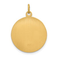 14k Saint Theresa Medal Charm