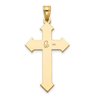 14k Two-tone Passion Cross Pendant