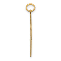 14K Laser Designed Passion Cross Pendant