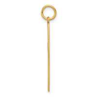 14K Laser Designed Cross Pendant