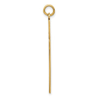 14K Laser Designed Cross Pendant
