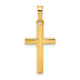 14k Polished Latin Cross Pendant