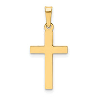14k Polished Latin Cross Pendant