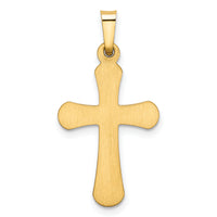 14k Polished Rounded Cross Pendant