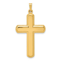 14k Polished Latin Cross Pendant