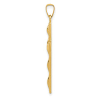 14k Polished Cross Pendant