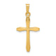 14k Polished Passion Cross Pendant
