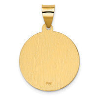 14K Polished / Satin Hollow Spanish St. Jude Thaddeus Medal