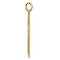 14k Solid Polished/Satin Oval St. Joseph Medal