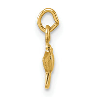 14k Polished Dove Pendant
