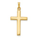 14k Hollow Cross Pendant