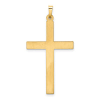 14k Hollow Cross Pendant