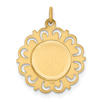 14k Saint Francis of Assisi Medal Pendant