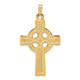 14k Celtic Cross Charm