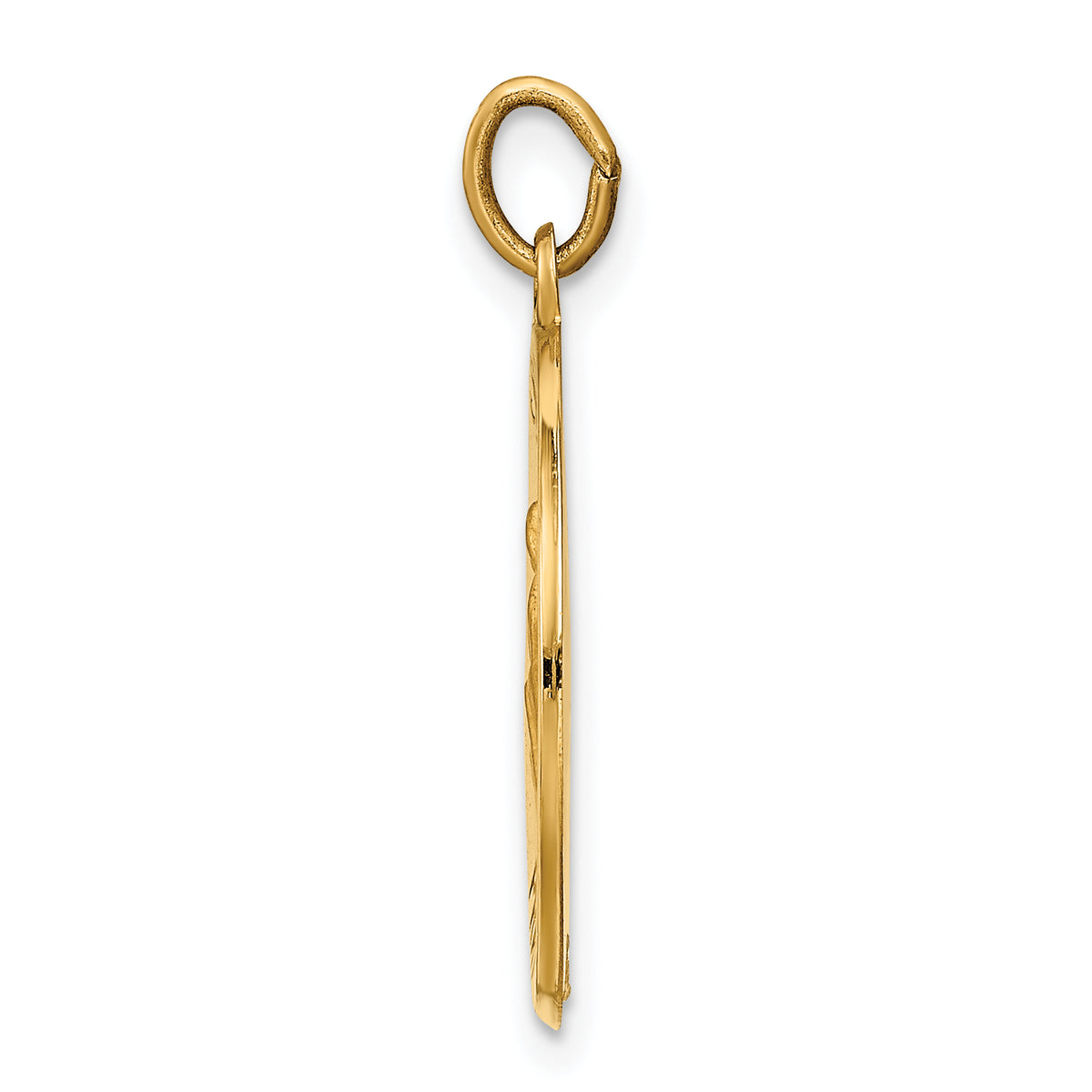 14k Saint Luke Medal Pendant