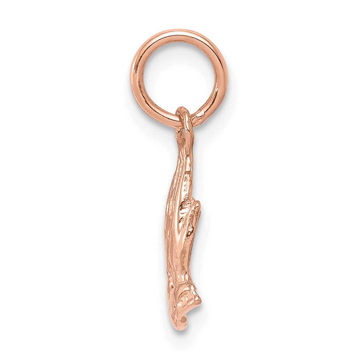 14k Rose Gold Praying Hands Charm
