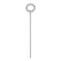 14K White Gold Laser Designed Cross Pendant
