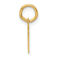14K Small Script Letter R Initial Charm