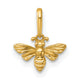 14k Polished Bee Pendant